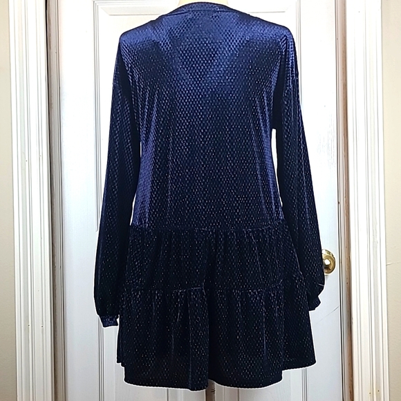 New In Plush Textured Dress - Picture 6 of 13